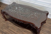 8ft Custom 'Tiger in the Bamboo Forest 3D Relief' Carved Dining Table