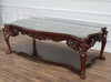 8ft Custom 'Tiger in the Bamboo Forest 3D Relief' Carved Dining Table