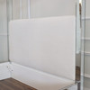 Mirrored Canopy Bed with Upholstered Headboard