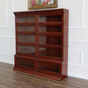Cherry Side by Side Barrister Bookcase (2)