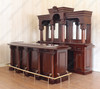 9ft Traditional English Mahogany Pub Bar