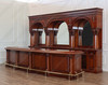16ft Mahogany Brunswick Pub Bar w/Brass Foot Rails