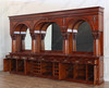 16ft Mahogany Brunswick Pub Bar w/Brass Foot Rails