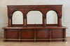 16ft Custom Mahogany Brunswick Style Pub Bar w/Brass Foot Rails