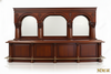 16ft Mahogany Brunswick Pub Bar w/Brass Foot Rails