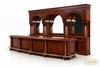 16ft Mahogany Brunswick Pub Bar w/Brass Foot Rails