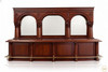 16ft Mahogany Brunswick Pub Bar w/Brass Foot Rails