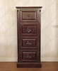 Mahogany Gothic Lion File/Filing Cabinet