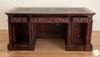 6ft Aged Classic Mahogany Presidential Resolute Desk (Depth: 36")