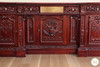6ft Aged Classic Mahogany Presidential Resolute Desk (Depth: 36")