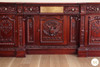 6ft Aged Classic Mahogany Presidential Resolute Desk (Depth: 36")