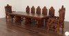 12ft Gothic Mahogany Dining Table (12ft x 48"D)