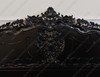 3pc Distressed Black French Rococo Bedroom Set