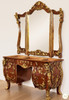 Rococo Inlaid Ladies Make up Vanity