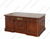 6ft Light Walnut Oval Office Resolute Desk Replica