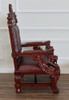 Custom Church Bishop's Throne Chair w/ Brown Leather