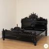 3pc Black Gothic Gargoyle Bedroom Set
