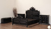3pc Black Goth Gargoyle Bedroom Set