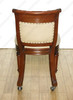 Mahogany Genuine Leather Game Poker Chairs (8)