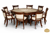 Genuine Leather Game Poker Chairs Set (8)