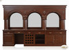 14ft Dark Mahogany Brunswick Saloon Bar