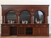 14ft Dark Mahogany Brunswick Saloon Bar