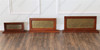 Large Framed Solid Brass Oval Office Resolute Plaque Inscription (24" x 11")
