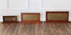Framed Solid Brass Oval Office Resolute Plaque Inscription (20" x 10")