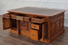 6ft Presidential Resolute Desk w/ Carved Family Crest