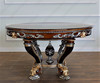 Custom 60" Classic Luxury Round Marquetry Inlay Dining Table
