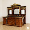 10ft French Empire Inlaid Pub Bar