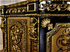 Black & Gold Ornate Bathroom Vanity Mirror Set