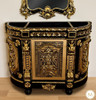 Black & Gold Ornate Bathroom Vanity Mirror Set