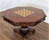 5pc Mahogany Poker/Game Table Set w/ 4 Chairs