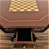 5pc Mahogany Poker/Game Table Set w/ 4 Chairs