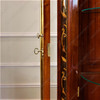 18ft Marquetry Inlay Entertainment Media Cabinet w/ Side Curios