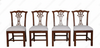 Chippendale Dining Side Chairs (4)