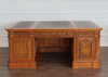 6.5ft Natural Light Mahogany Presidential Resolute Office Desk