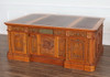 6.5ft Natural Light Mahogany Presidential Resolute Office Desk