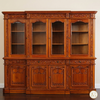 8ft Light Mahogany Resolute Breakfront Bookcase