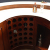 Mahogany U-Shape Marble top Horseshoe Bar
