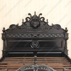 Black Gothic Lion Carved Bed