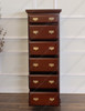 Tall Narrow 6 Drawer Executive Office Storage Cabinet