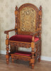 Grape Carved Elijah's Chair