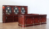 15ft Custom Mahogany L-Shape Pub Bar Set (15ft x 87"H)