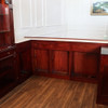 15ft Custom Mahogany L-Shape Pub Bar Set (15ft x 87"H)