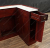 15ft Custom Mahogany L-Shape Pub Bar Set (15ft x 87"H)