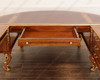Large Marquetry Inlay U-Shape Desk