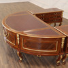 Large Marquetry Inlay U-Shape Desk