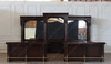 Large Custom Mahogany Wraparound Pub Bar